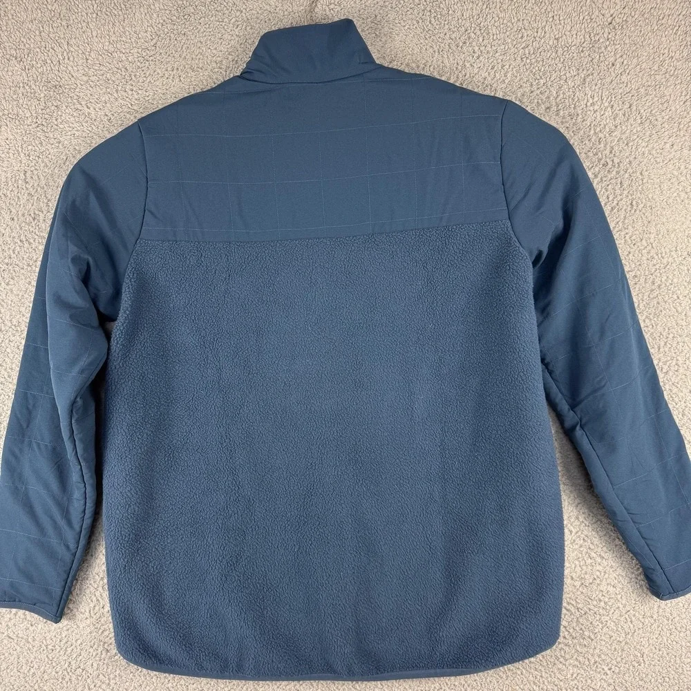 Adidas Chore Coat Jacket‎ Mens XL Blue Crew Navy Golf Fleece Lined HF6517 New